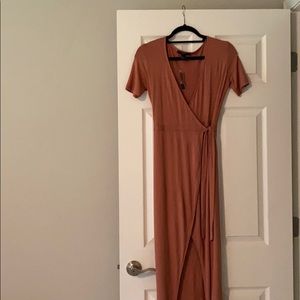 Forever 21 - Basic Mauve Maxi Wrap Dress